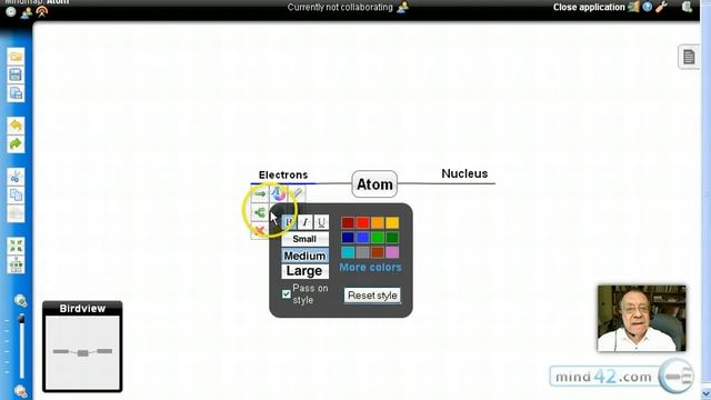 Mind42 Node size-color смотреть онлайн