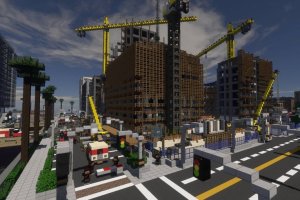 СТРОИТЕЛЬСТВО ГОРОДА В MINECRAFT ( ПОСТРОИЛ ДОМ )