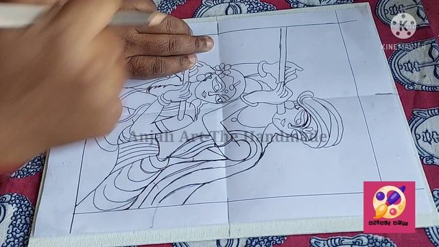 Easily trace your sketch properly in center of the canvas смотреть онлайн
