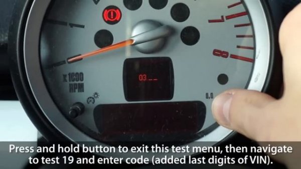How to enter hidden menu in Mini (R56) One / Mini Cooper MK2 / Mini Hatch