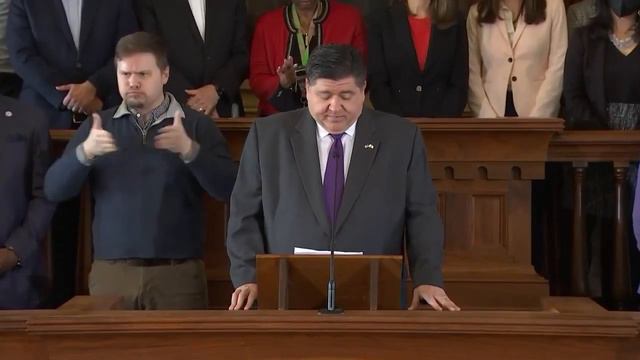Illinois Gov. JB Pritzker is set to be inaugurated for second term смотреть онлайн