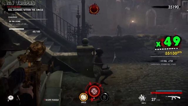 Zombie Army 4 | ALL ROADS LEAD TO HELL | Chapter 3 Challenge | In The Zone | Reach A Combo Of 100 смотреть онлайн