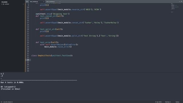 Python Unittest смотреть онлайн