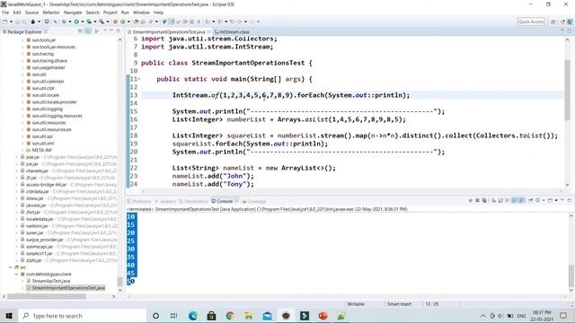 Important Stream Operations | Java 8 Stream (with Examples) |The Java 8 Stream API Tutorial | Hindi смотреть онлайн