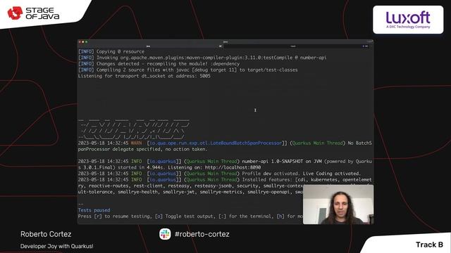 Roberto Cortez | Developer Joy with Quarkus! смотреть онлайн