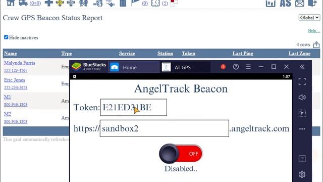 AngelTrack 2.1: Beacon Mobile App смотреть онлайн