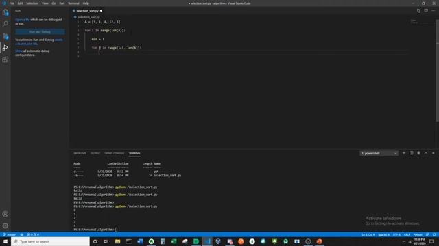 Selection Sort in 5 Minutes /w Python смотреть онлайн