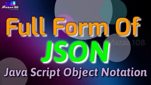Full Form of JSON | JSON full form | JSON means | JSON Stands for | JSON का फुल फॉर्म | #ProGyan смотреть онлайн