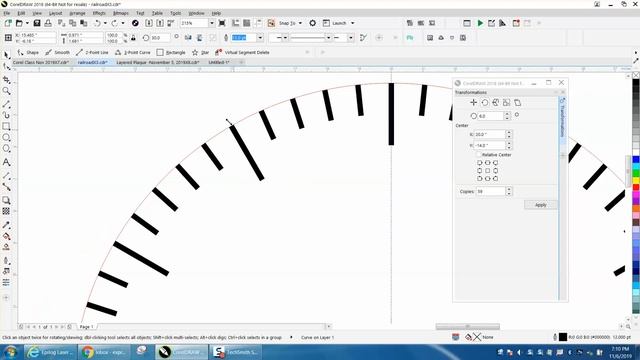 Corel Draw Tips & Tricks Transformation Docker make a Clock смотреть онлайн