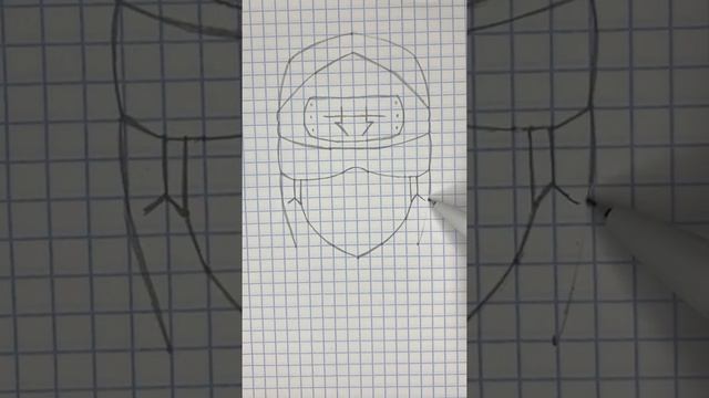 Как нарисовать Какузу по клеточкам смотреть онлайн