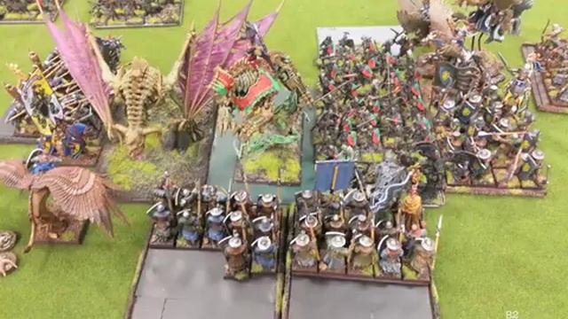 400 End Times Nagash scenario 1 Bretonnia vs Vampire Counts warhammer fantasy battle report смотреть онлайн