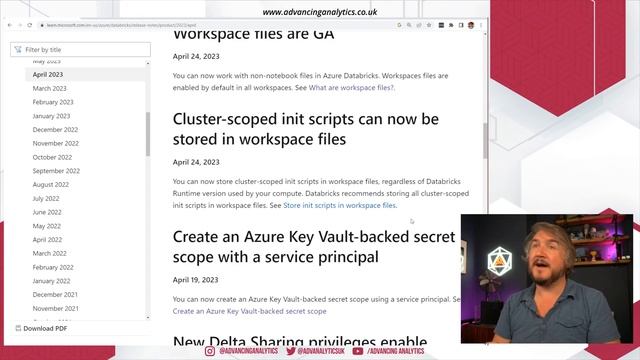 Advancing Spark - Azure Databricks News April 2023 смотреть онлайн