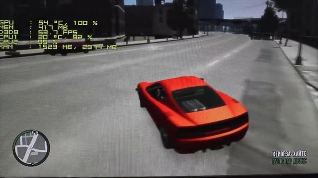 Тест GTA 4 запуск на супер слабом ПК (2 ядра, 2 ОЗУ, GeForce GT 630 1 Гб) смотреть онлайн