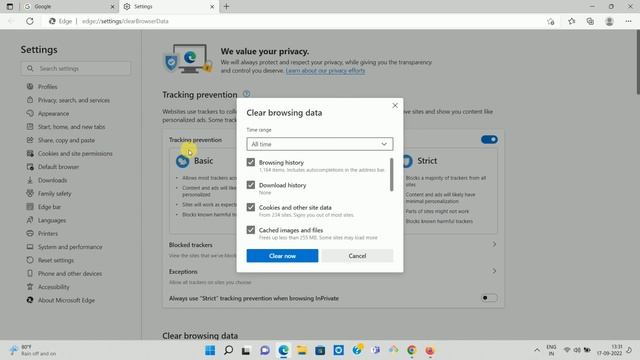How to delete browsing history, cache and cookies in Microsoft Edge desktop ? смотреть онлайн