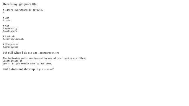File not showing in Git status when it is meant to be смотреть онлайн