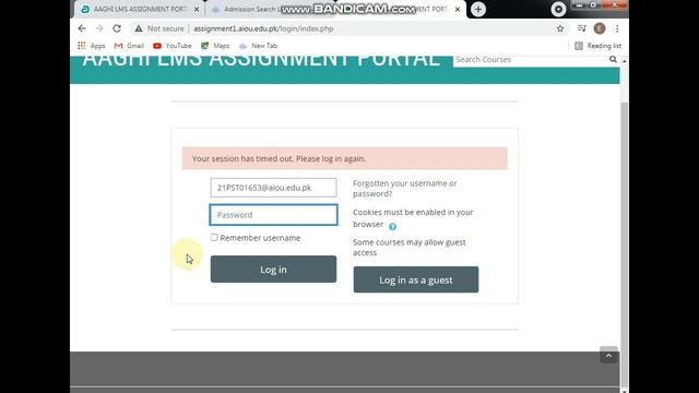 HOW TO LOG IN AAGHI LMS PORTAL FOR SEMESTER SPRING 2021 || AIOU || NSR Education смотреть онлайн