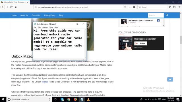 Mazda Radio Code Generator Workable For Free In Just Ten Minutes смотреть онлайн