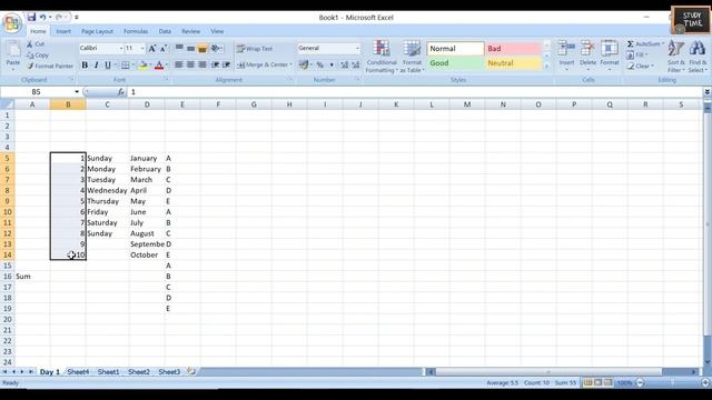 #studytime Class 4/Computer/Chapter 5/Excel spreadsheet/Basics for kids/lab practices смотреть онлайн