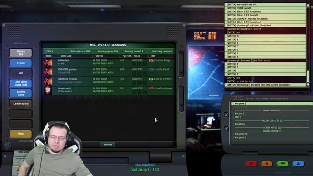 Wargame: Red Dragon. Ежегодный стрим. foxhaund, штош ты наделол. смотреть онлайн