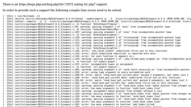 Unix & Linux: Expect PECL for PHP 7 смотреть онлайн
