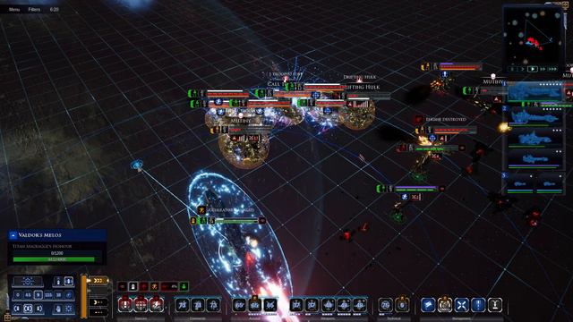 Ultramarines Vs Orks - Massive Battle - Battlefleet Gothic Armada 2