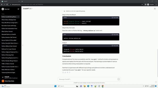 I want string divide space replace first part of string with second part of string use python re su смотреть онлайн