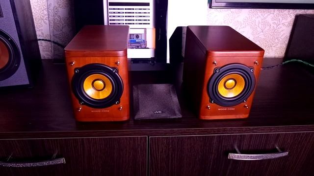 JVC SP-EXA1 Victor company Wood Cone performance check. смотреть онлайн
