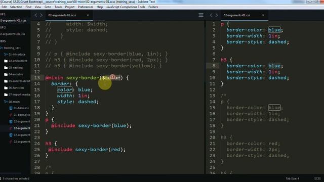 Tự Học SASS - Bài 29 Mixins - Argument смотреть онлайн