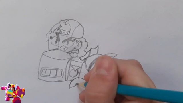 КАК НАРИСОВАТЬ МЭГ БРАВЛ СТАРС! Brawl Stars. смотреть онлайн