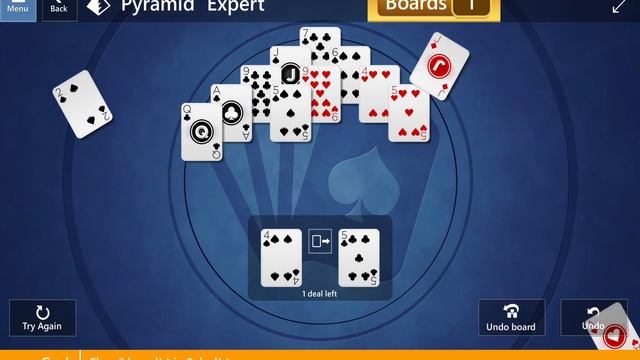 Star Club\Pyramid\Expert I: Clear 3 boards in 2 deals смотреть онлайн