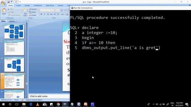 If Statement in PL/SQL смотреть онлайн