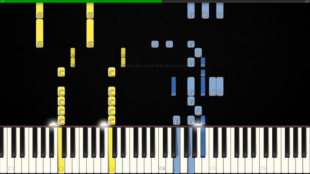 How to Play "Digital Days" (Digital Circus Credits) on Piano смотреть онлайн