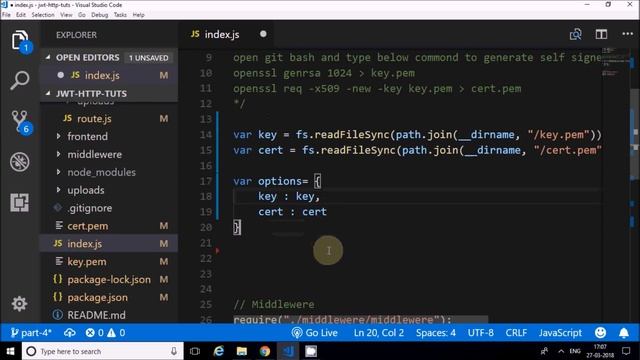 jwt-http Part-4 : HTTPS server смотреть онлайн