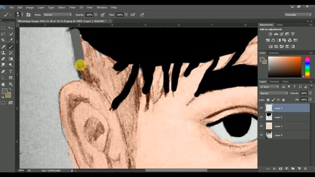 How to Color fill in Drawing & Sketches | Photoshop | Hindi смотреть онлайн