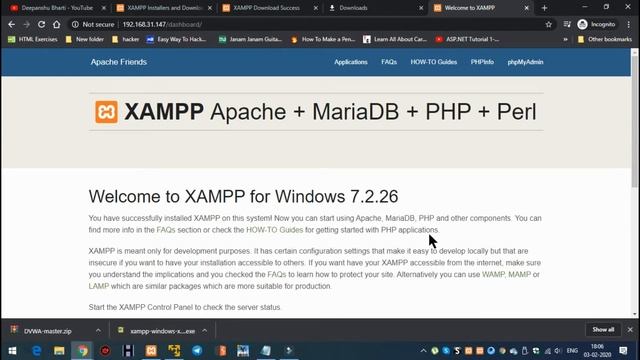 How to Setup Xampp + DVWA In Your PC | Hacking Environment | Practice Your Skill | Apache Server смотреть онлайн