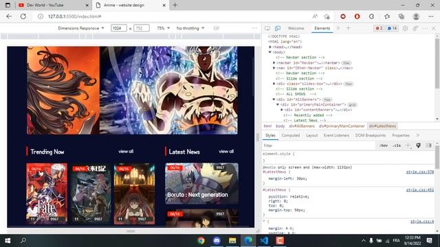 How To Create Complete Responsive Anime Website Design Using HTML CSS And JavaScript Anime Website смотреть онлайн