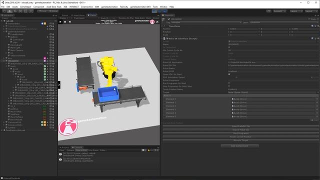 Simulation and Offline Programming of Robots with Game4Automation based on Unity and RoboDK смотреть онлайн