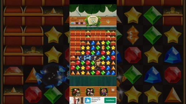 Jewels Jungle ? - Jewels & Gems Match 3 Puzzle 2021 Level 126 ⭐⭐ no Booster ? Android Gameplay ✅