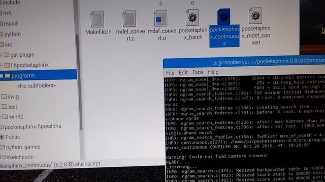 CMU Sphinx + Raspberry Pi 3 смотреть онлайн