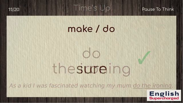 MAKE or DO? - Easy English Quiz смотреть онлайн