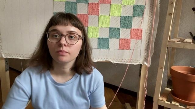 Вышиваю ковёр - панно (2 часть) смотреть онлайн