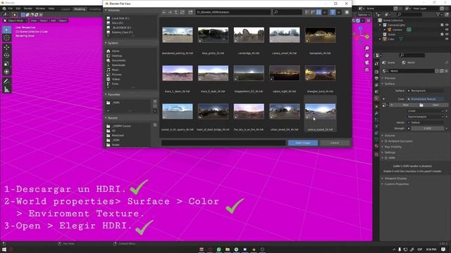 Blender | Uso de HDRI (ILUMINACIÓN EN SEGUNDOS) смотреть онлайн