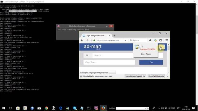 Python speech recognition which can be integrated with Google Voice to Speech смотреть онлайн