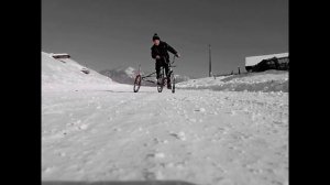 Дрифт на велике с люлькой