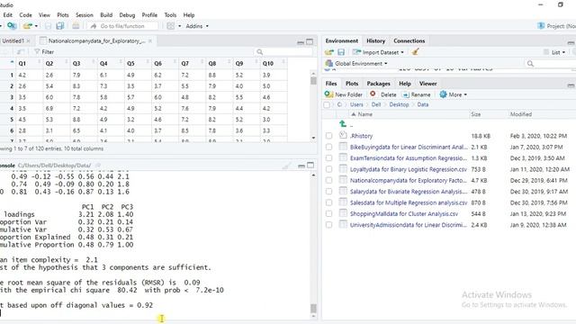 30 Exploratory Factor Analysis смотреть онлайн