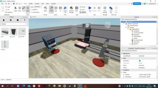 как сделать свою тайкун игру(тутор по Roblox Studio)