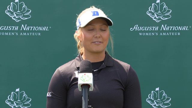 Erica Sheperd Flash Interview Tuesday 2022 Augusta National Womens Amateur