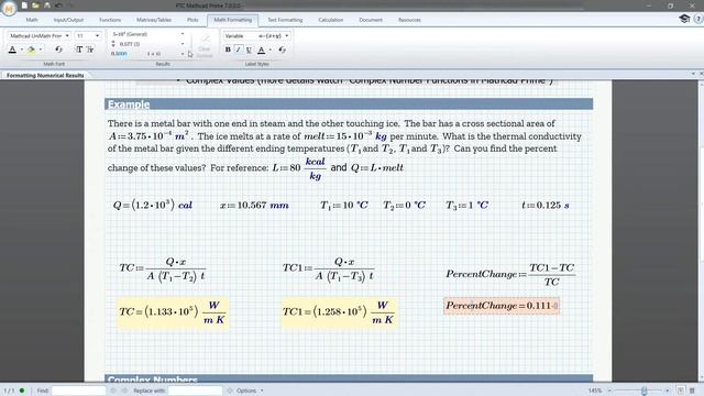 Formatting Numerical Results in Mathcad Prime смотреть онлайн