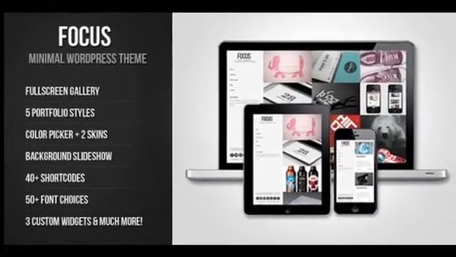 Focus - Minimal WordPress Theme смотреть онлайн