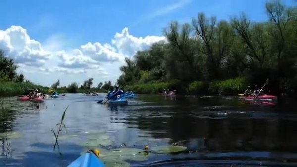 Rafting on the Dnieper River Kherson)